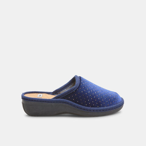 Pantuflas De Mujer, Azul Pantuflas De Mujer, Azul